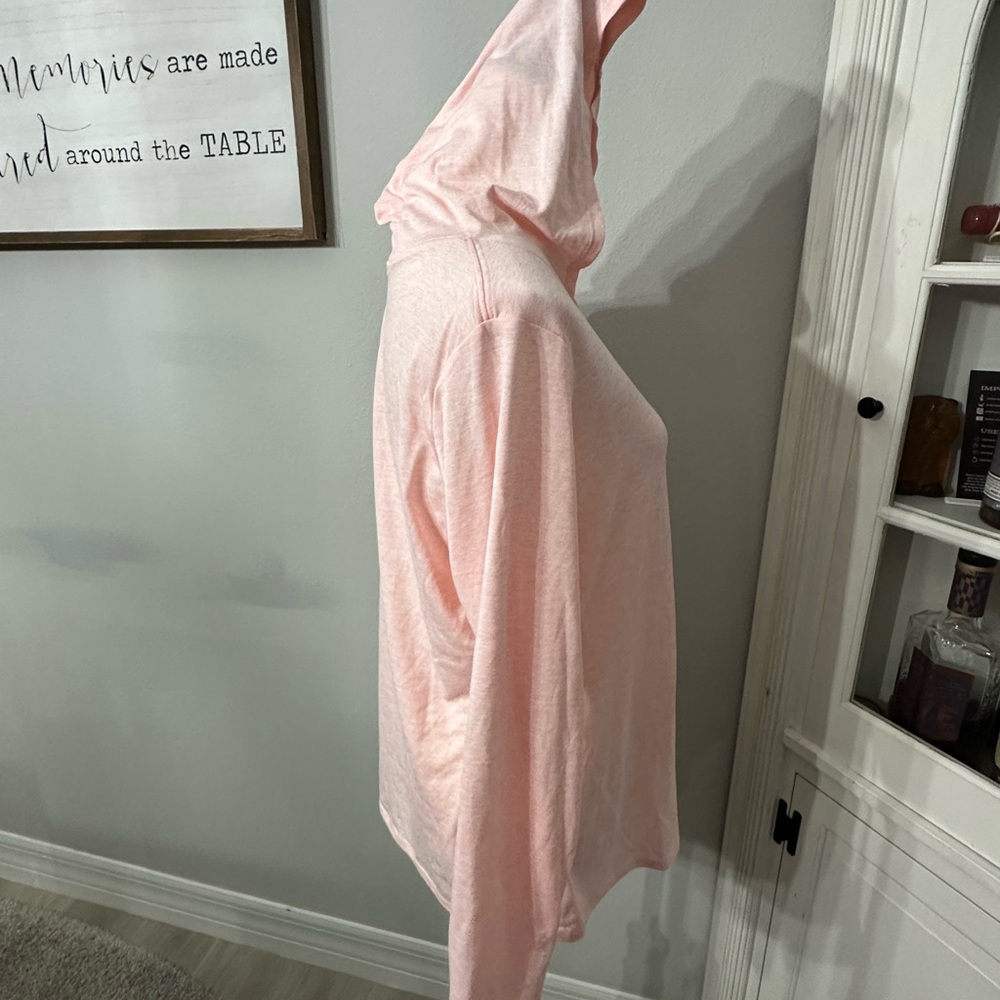 Nike Pink Long Sleeve Dryfit Hoodie - Picture 5 of 7